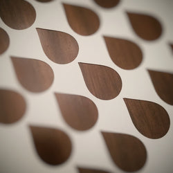 Custom Order Vegan Leather Teardrop Earrings Erin's Ink