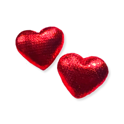 Valentine’s Day Red Hot Heart Studs!!