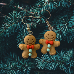 Gingerbread Cuties Dangle Earrings