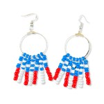 Star Spangled Beaded Dangles