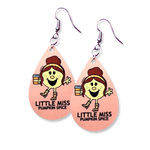 Little Miss Pumpkin Spice Double Sided Earrings Erin’s Ink