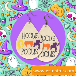 Hocus Pocus Witches Earrings Erin’s Ink